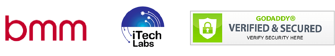 bmm testlabs, iTech Labs and GoDaddy Verified & Secured badge — AUD Gaming Australia