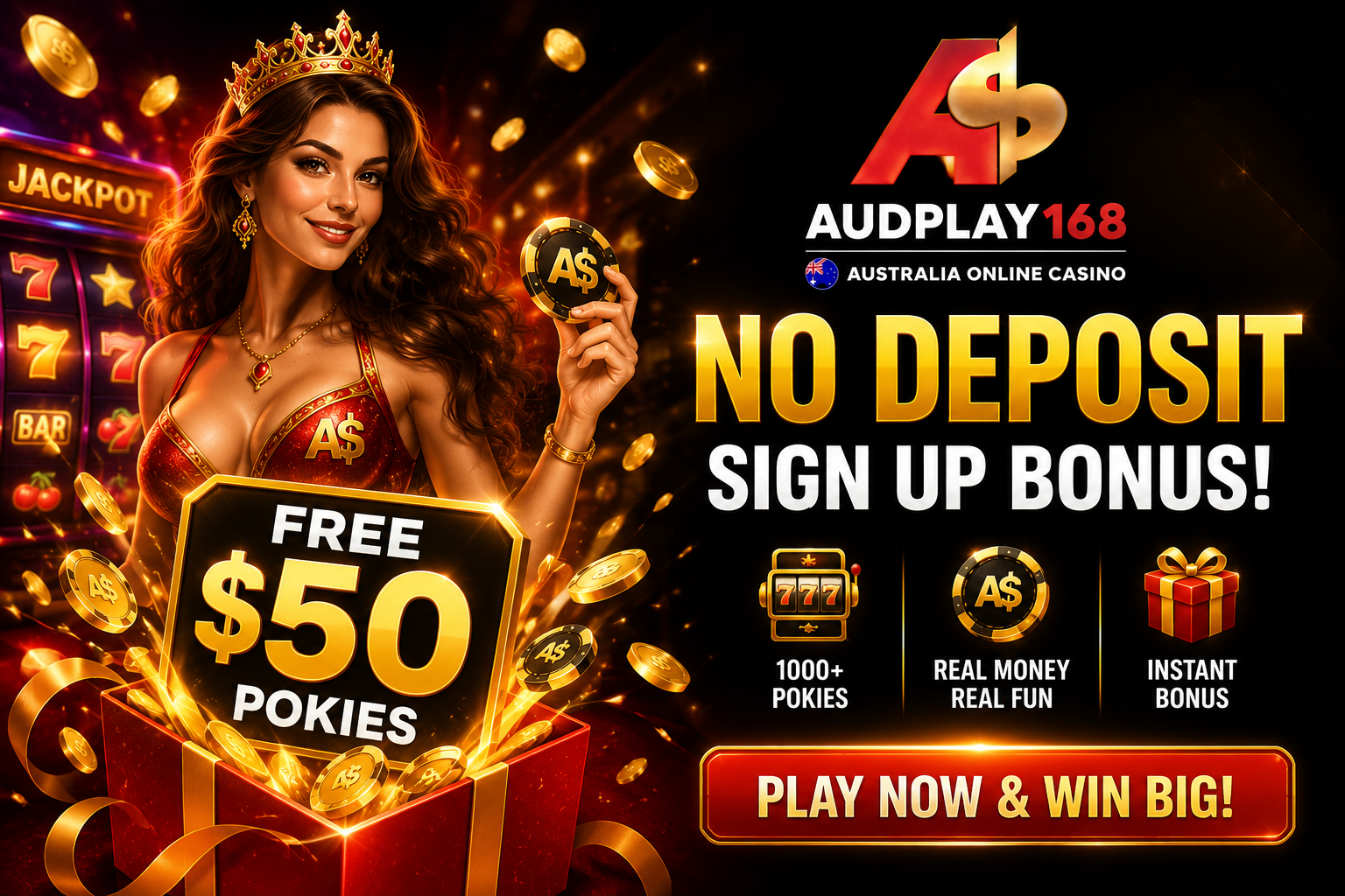 Free $50 Pokies No Deposit Sign Up Bonus Australia
