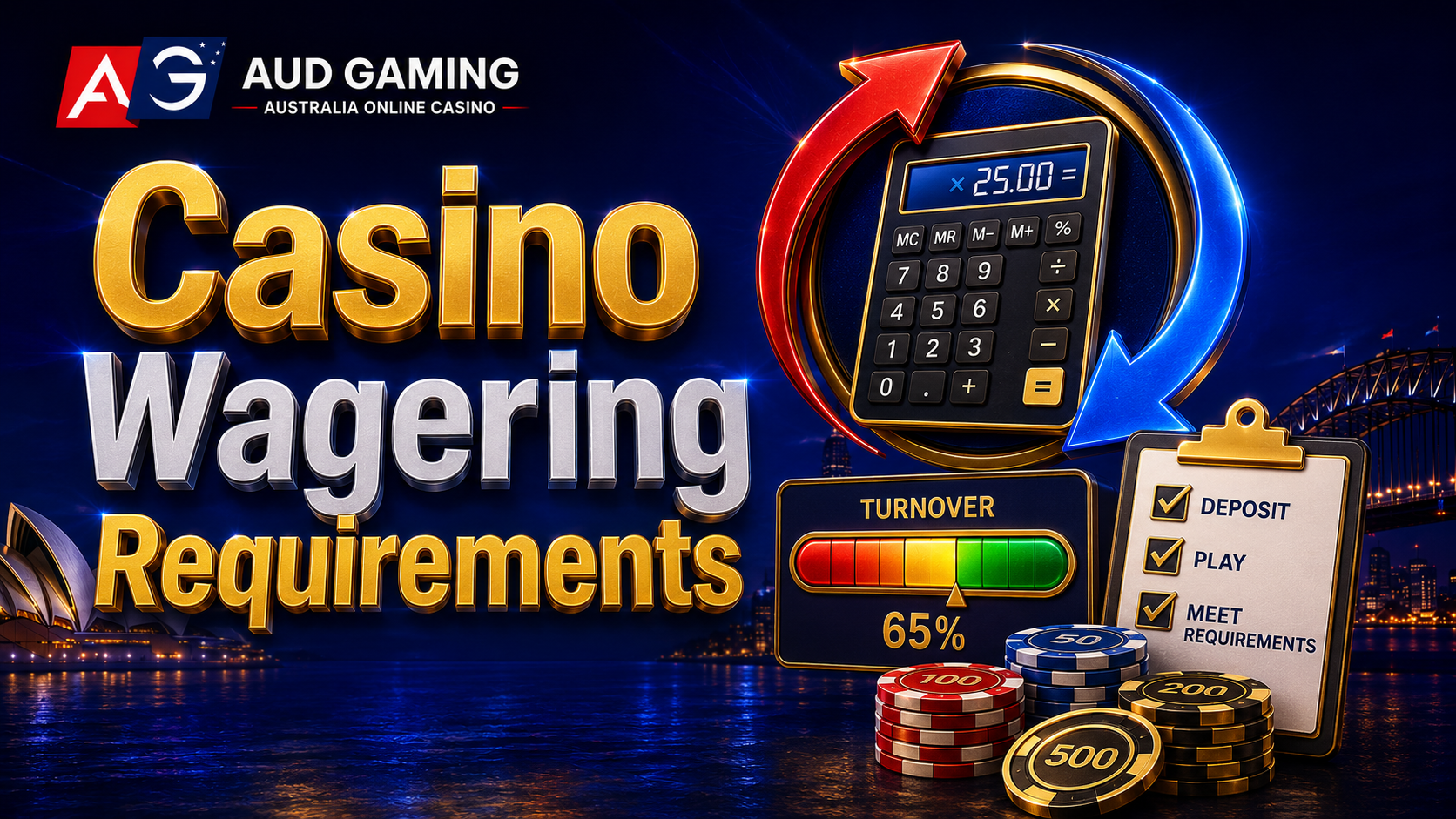 casino wagering requirements Australia